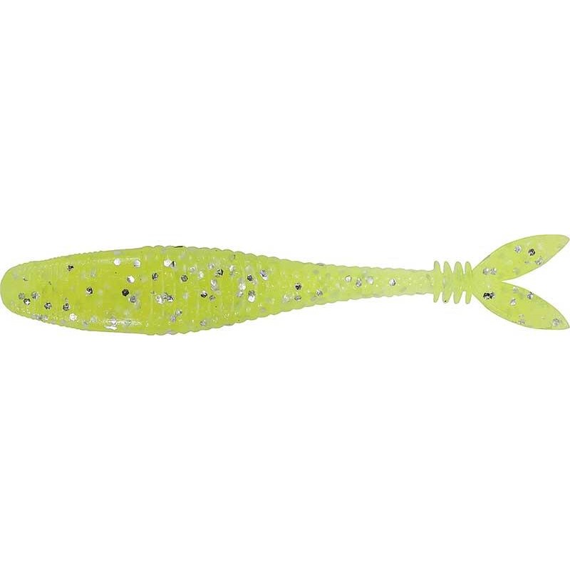 REALIS V TAIL SHAD 9.5CM SILVER CHARTREUSE