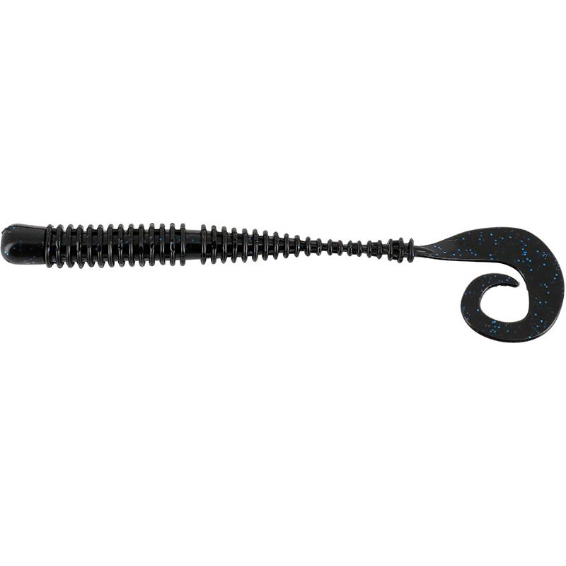 MAGIC RING CURLY WORM 4" MAGIC RING CURLY WORM 4 10CM BLACK BLUE