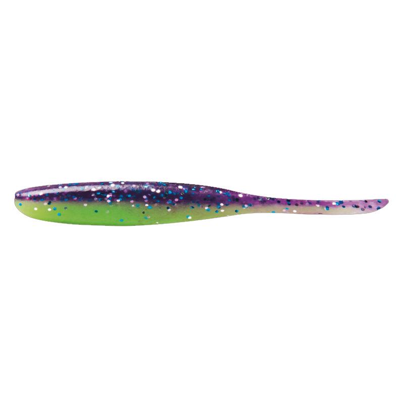 SHAD IMPACT 4" SHAD IMPACT 4 10CM VIOLET SILVER / CHARTREUSE