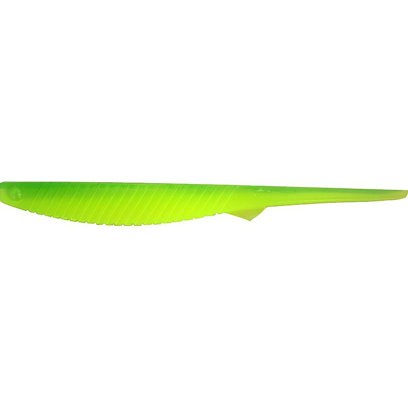 Lures Madness MADFIN 4 10CM PSYCHEDELIC CHARTEUSE