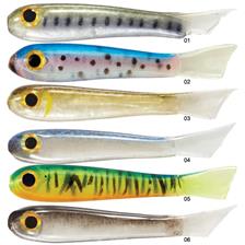 Lures Mister Twister Baits MISTER MINO 10CM FIRE TIGER