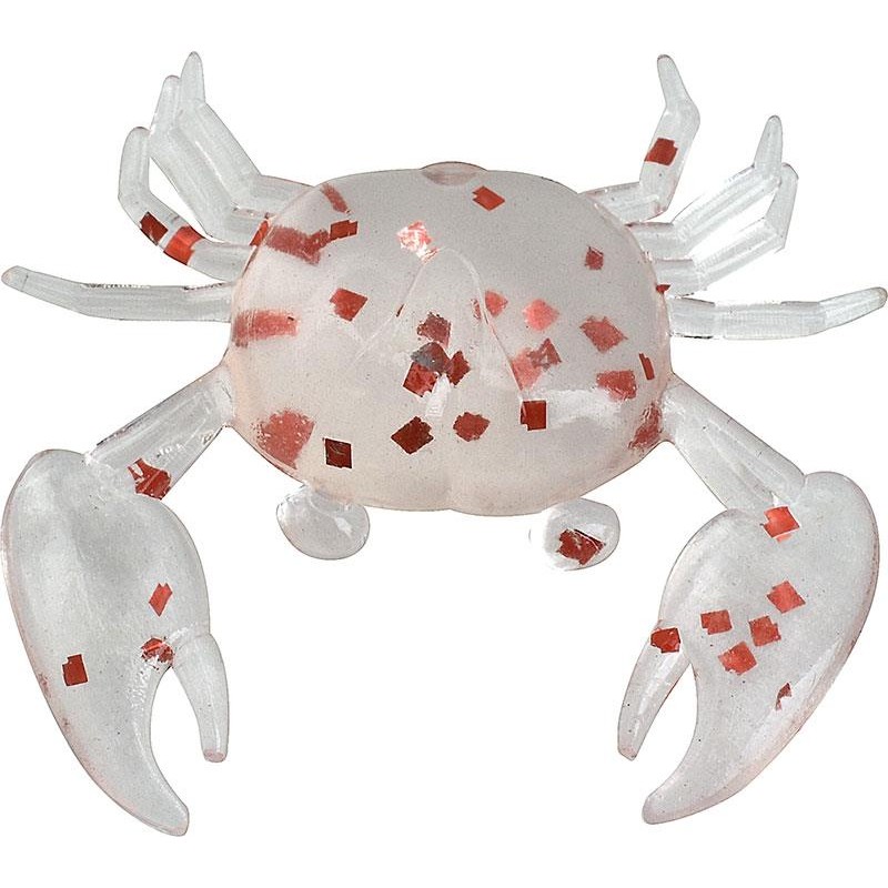 Lures Nikko SUPER LITTLE CRAB 3CM UV CLEAR RED FLAKE