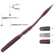 Lures Owner SHILVER TAIL 11.5CM BLACK RED