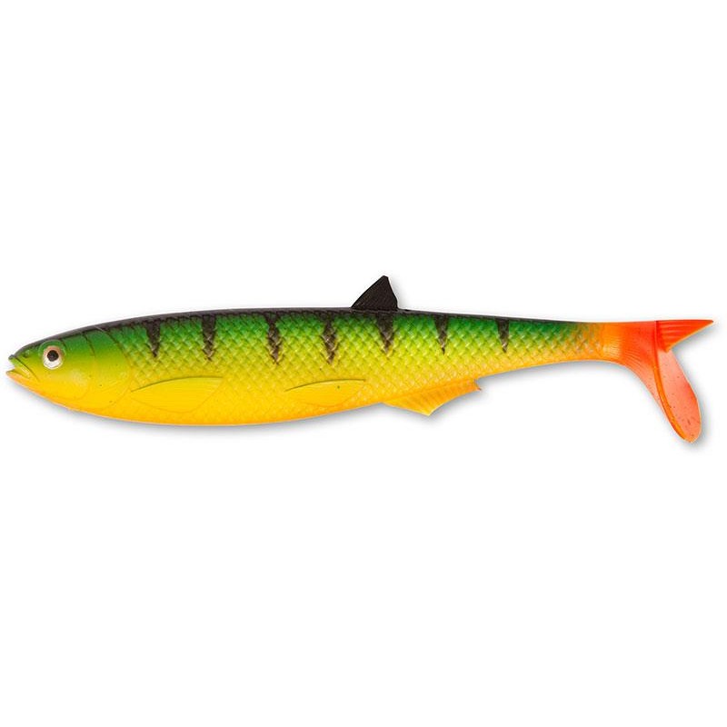 Lures Quantum YOLO PIKE SHAD 18CM FIRE TIGER HOT TAIL