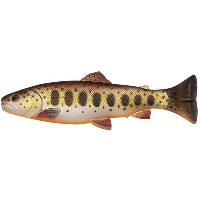 Lures Savage Gear 3D CRAFT TROUT PULSETAIL 16CM BROWN TROUT SMOLT