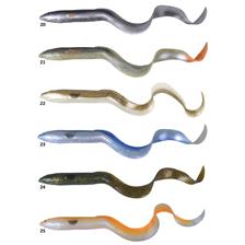 Lures Savage Gear 3D REAL EEL BULK 15CM GREEN RED PEAR - GREEN RED PEARL