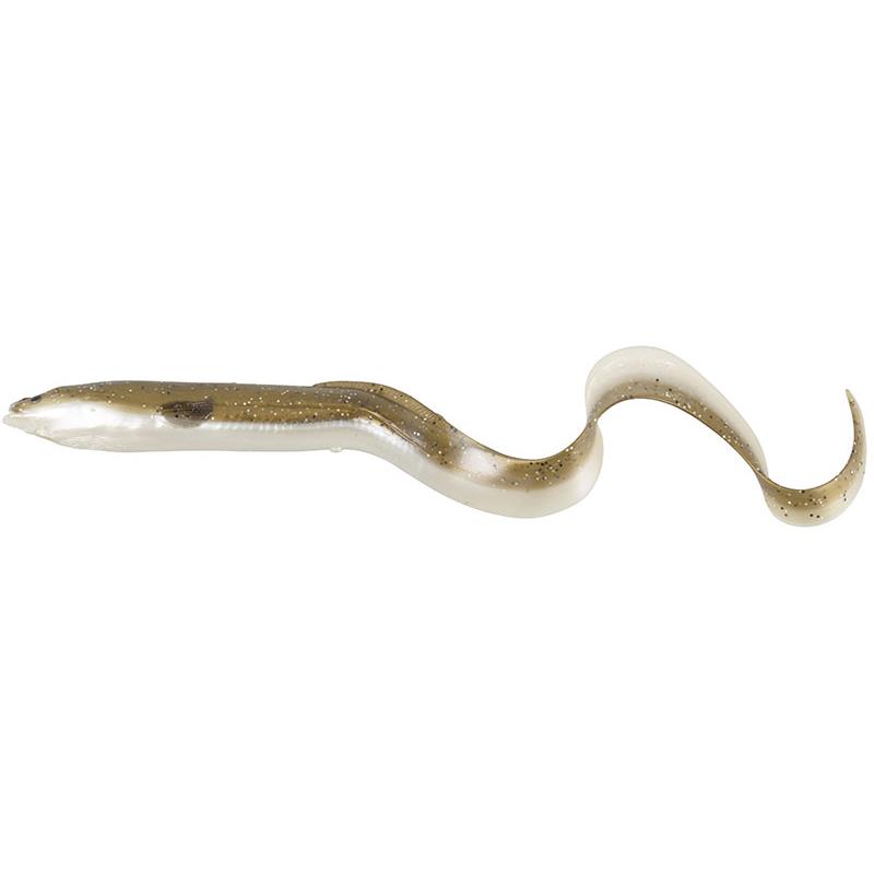 Lures Savage Gear 3D REAL EEL BULK 40CM OLIVE SPARKLE PEARL
