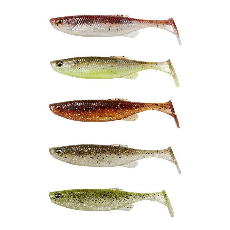 Lures Savage Gear FAT MINNOW T TAIL 7.5CM CLEARWATER MIX