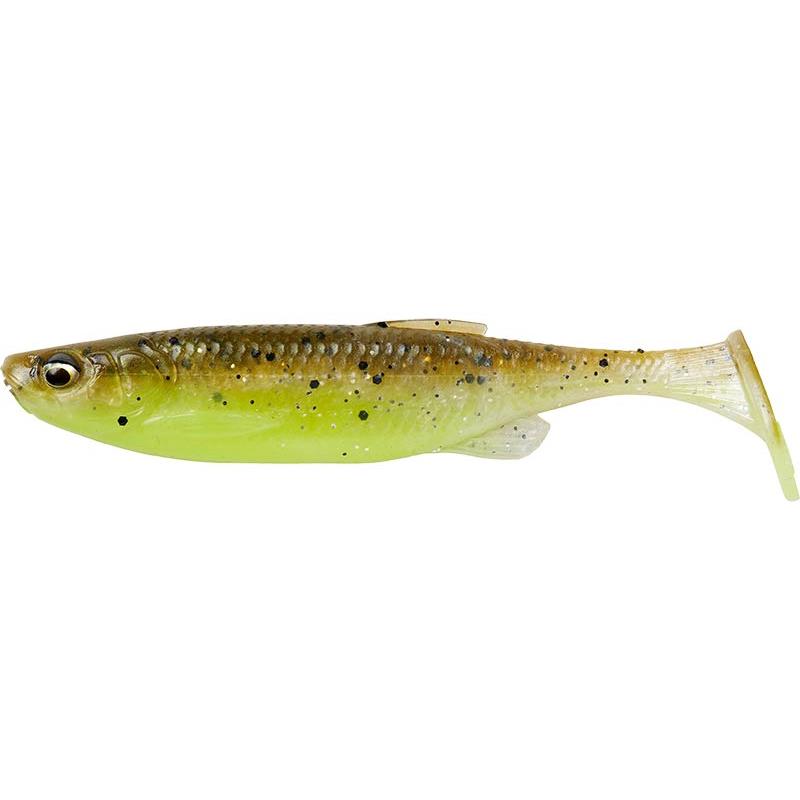 Lures Savage Gear FAT MINNOW T TAIL 9CM GREEN PEARL YELLOW