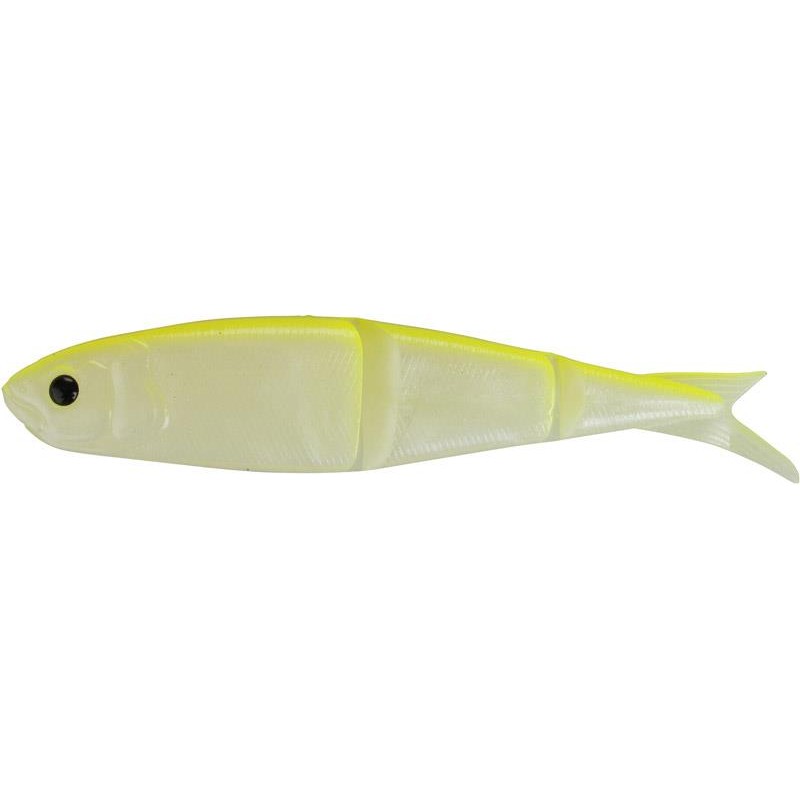 Lures Savage Gear SOFT 4PLAY LOOSE BODY 9.5CM FLUO YELLOW GLOW