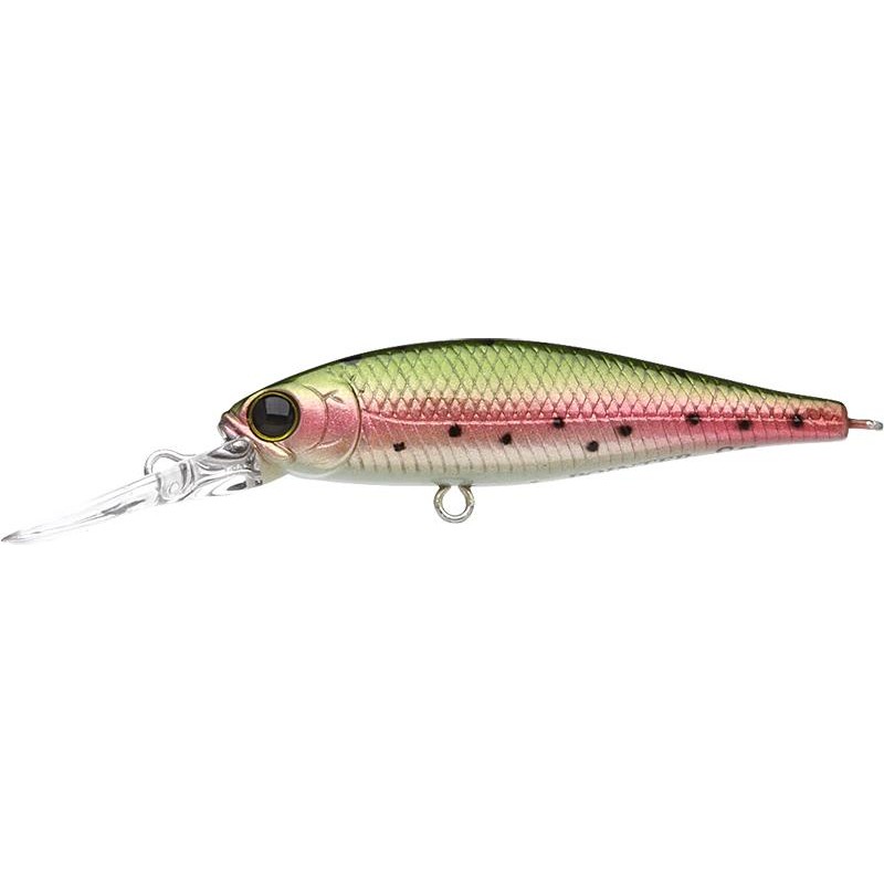 Lures Lucky Craft B'FREEZE POINTER 4.8CM DEEP DIVER SP LASER RAINBOW TROUT