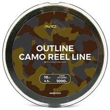 Lines Avid Carp OUTLINE CAMO REEL LINE 1000M 28/100