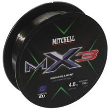 Lignes Mitchell MX3 LOW VIS GREEN 300M 25/100