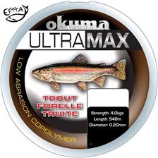 Lines Okuma ULTRAMAX TROUT GREY 540M 22/100
