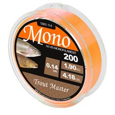 Lignes Trout Master HI VIS MONO ORANGE 200M 16/100