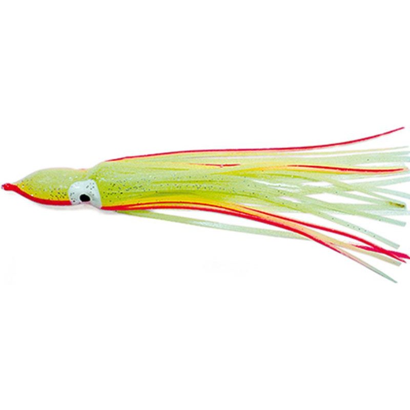 Lures Pike'n Bass OCTOPUS 6CM ROUGE-CHARTREUSE