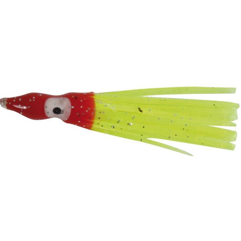 Lures Pike'n Bass OCTOPUS 6CM CHARTREUSE-ROUGE
