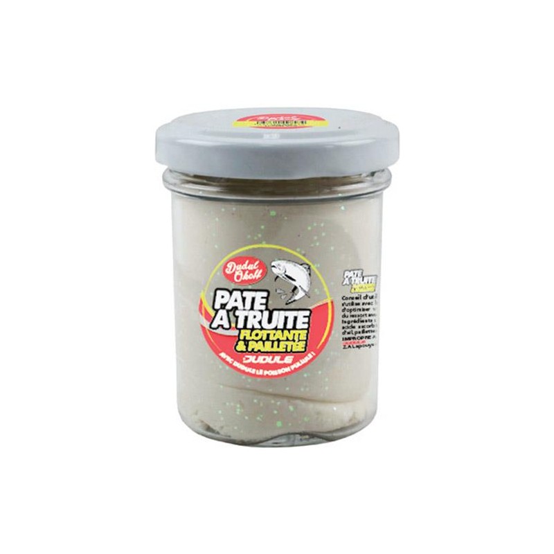 Baits & Additives Dudule PATE A TRUITE PAILLETEE BLANC