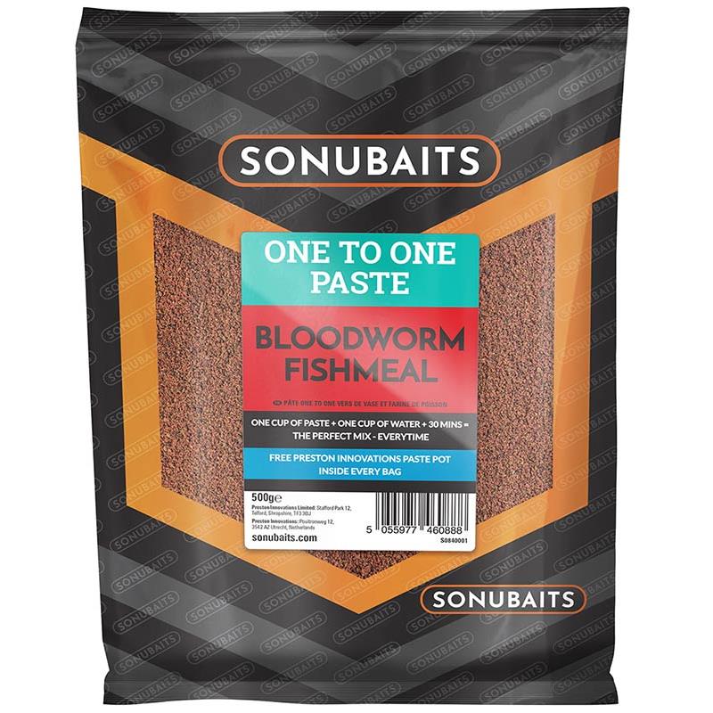 Appâts & Attractants Sonubaits ONE TO ONE PASTE BLOODWORM