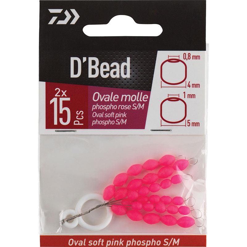 Montage Daiwa D'BEAD MOLLES OVALES ROSE