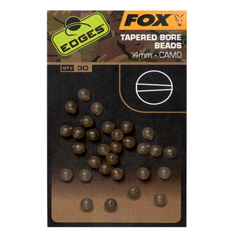 EDGES CAMO TAPERED BORE BEAD 4MM