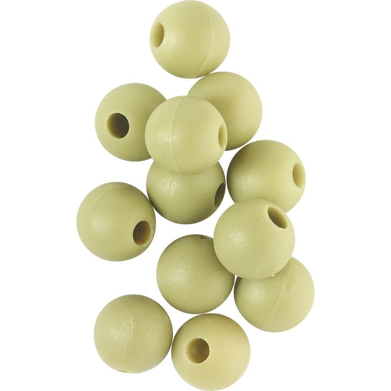 RUBBER BEADS SABLE 6MM