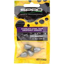Montage Spro STAINLESS STEEL TEAR DROPSHOT SINKERS 10.6G