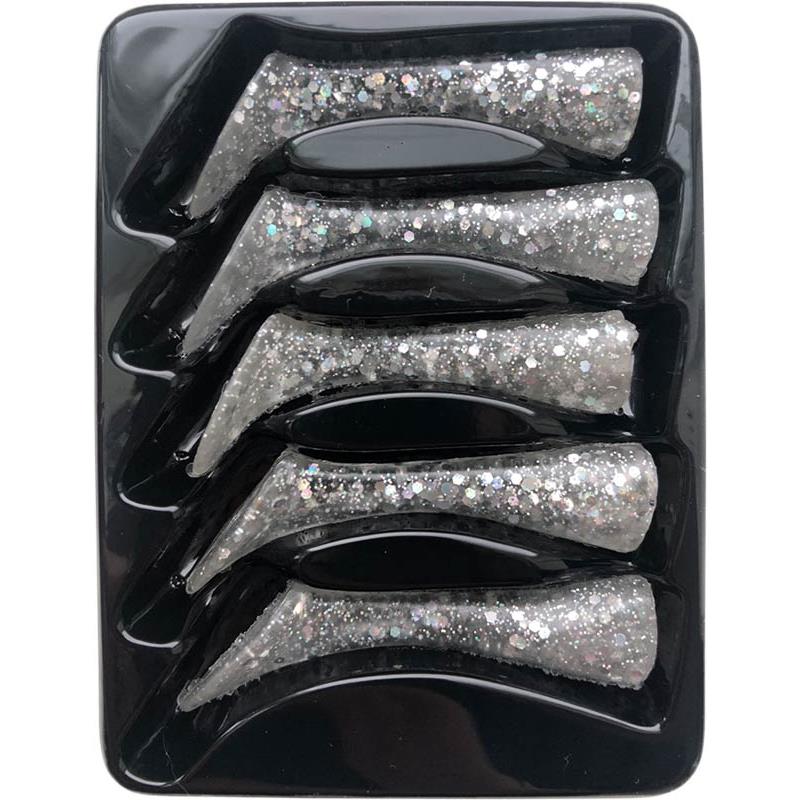 SHAD 11 REPLACEMENT TAILS HOLO SILVER