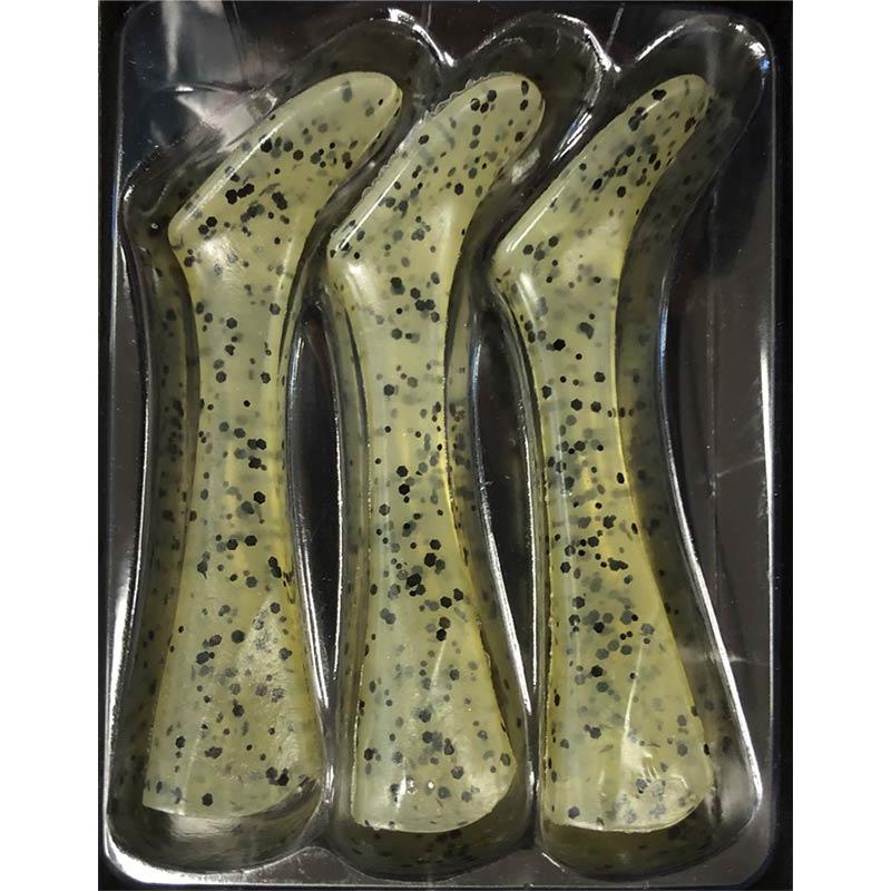 SHAD REPLACEMENT TAILS CRAPPIE 16CM - CHARTREUSE