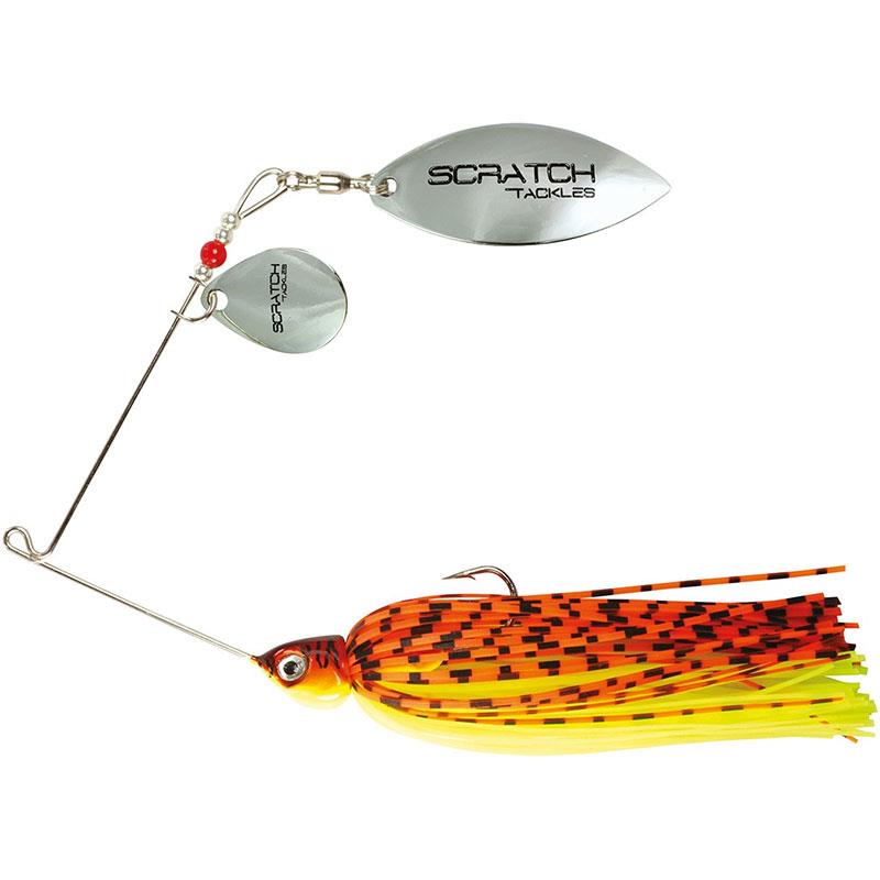 Leurres Scratch Tackle SPINNER ALTERA 10G ROUGE FIRE TIGER