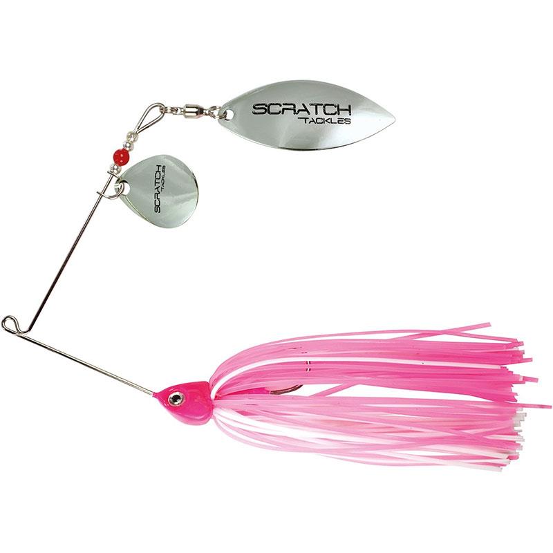 Lures Scratch Tackle SPINNER ALTERA 21G BLANC ROSE