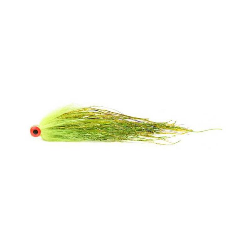 Flies Fly Soul Flies BAUER'S PIKE TUBE UV CHARTREUSE