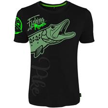 FISHING MANIA PIKE TEE SHIRT MANCHES COURTES HOMME NOIR L