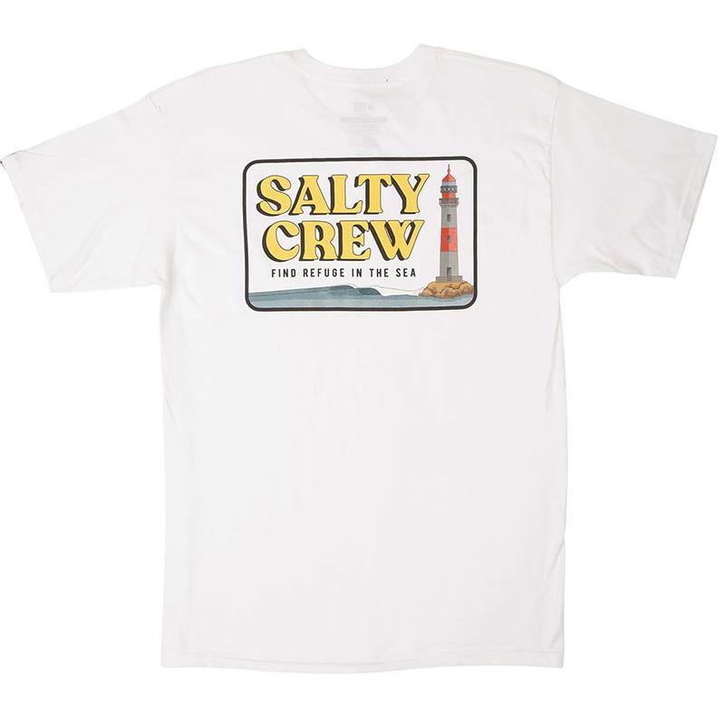 Habillement Salty Crew POINT LOMA S/S TEE BLANC