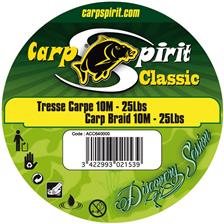 Tying Carp Spirit Classic TRESSE A BAS DE LIGNE CARPE 10M 25LBS