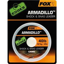 Tying Fox EDGES ARMADILLO CAMO SHOCK & SNAG LEADER 20M 50LBS