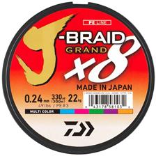 J BRAID GRAND X8 MULTICOLORE 150M 10/100