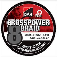 Lines D.A.M CROSSPOWER 8 BRAID 300M 13/100