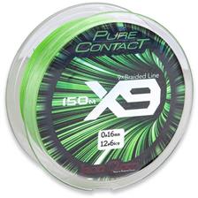 Lignes Iron Claw PURE CONTACT X9 VERT 150M 18/100