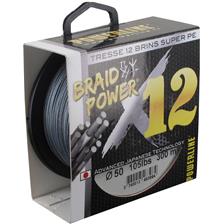 BRAID POWER X12 GRIS 300M 35/100