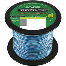 Lignes Spiderwire STEALTH SMOOTH 8 BLUE CAMO 1800M 8/100
