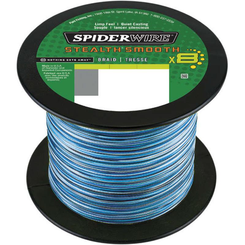 Spiderwire STEALTH SMOOTH 8 BLUE CAMO 1800M 12/100