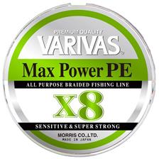 Lines Varivas MAX POWER PE X8 LIME GREEN 150M 20.5/100